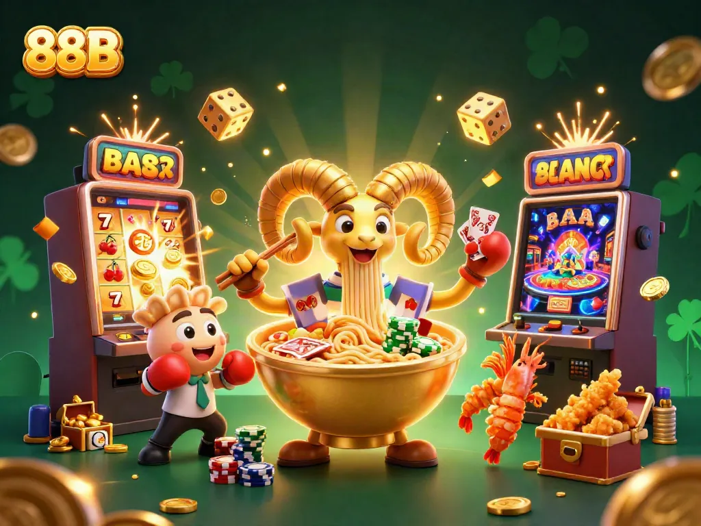 Engage players with 88B's exciting casino world, featuring vibrant characters and jackpot action.
