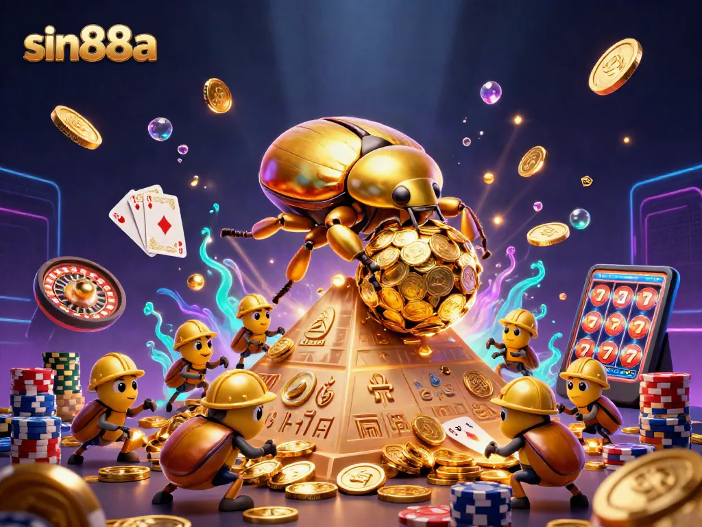 Engage with sin88a's thrilling casino experience featuring gaming elements and vibrant visuals.