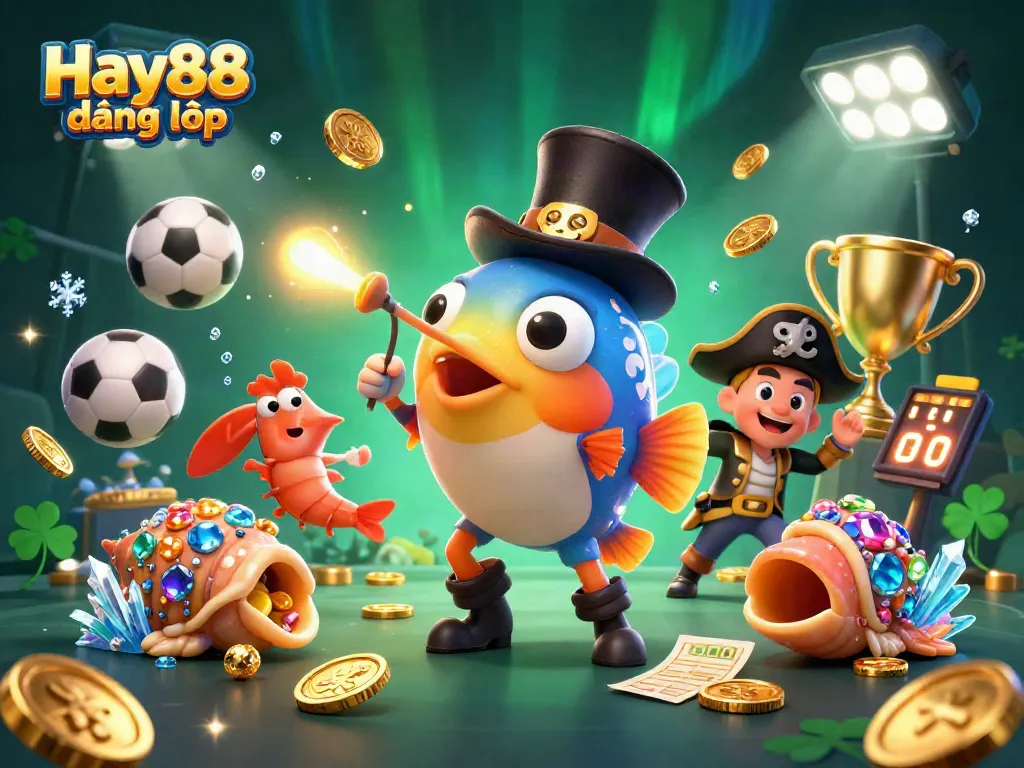 Join the excitement at Hay88 đăng nhập with vibrant gaming elements and engaging characters in a dynamic casino scene.
