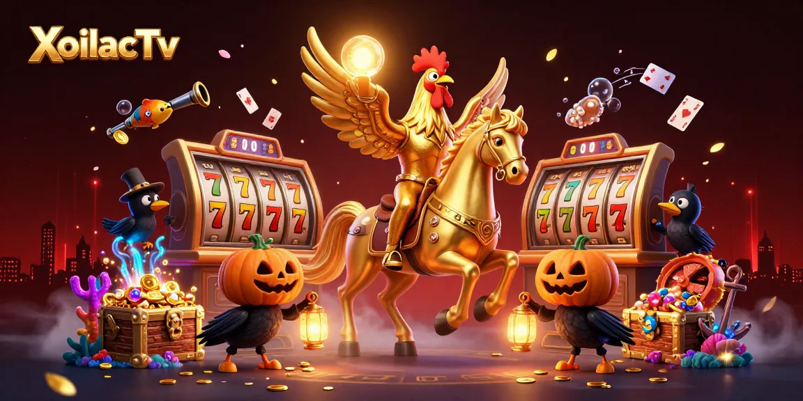 XoilacTv offers a dynamic casino gaming experience with vibrant elements and immersive characters.