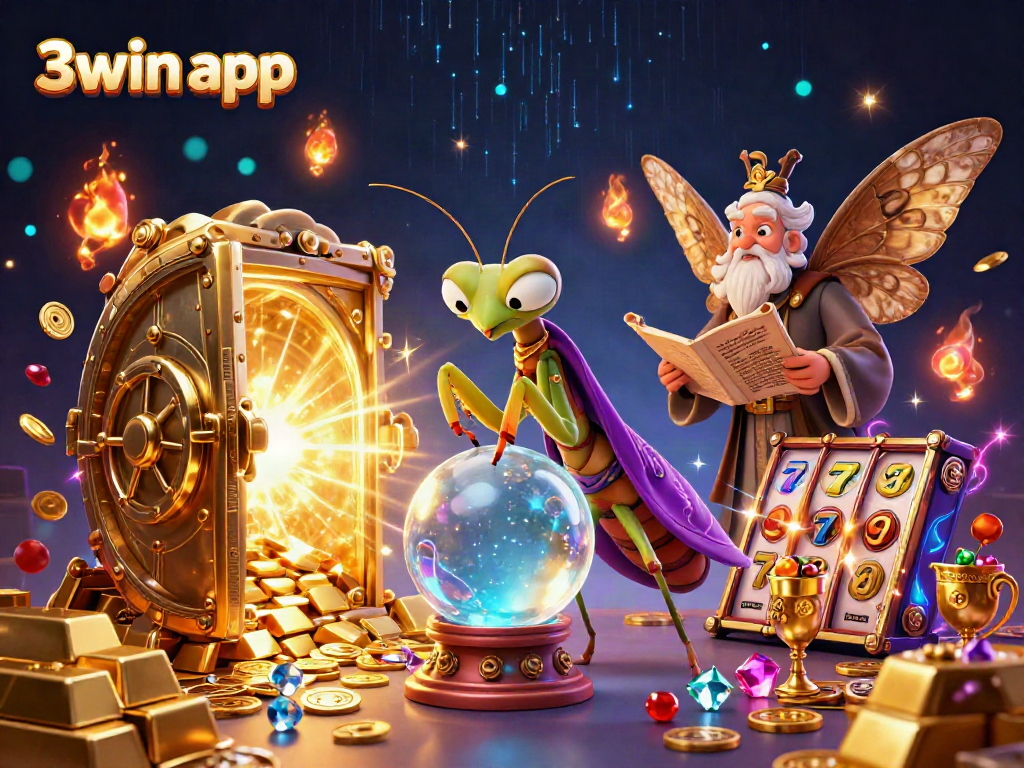 Engage with the 3win app and discover a vibrant, dynamic casino world featuring fortune tellers and treasures.