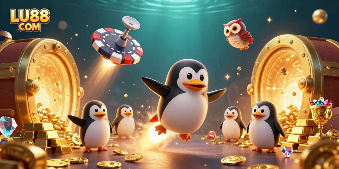 Experience the thrill of gaming at LU88 COM with vibrant characters and dazzling treasure.
