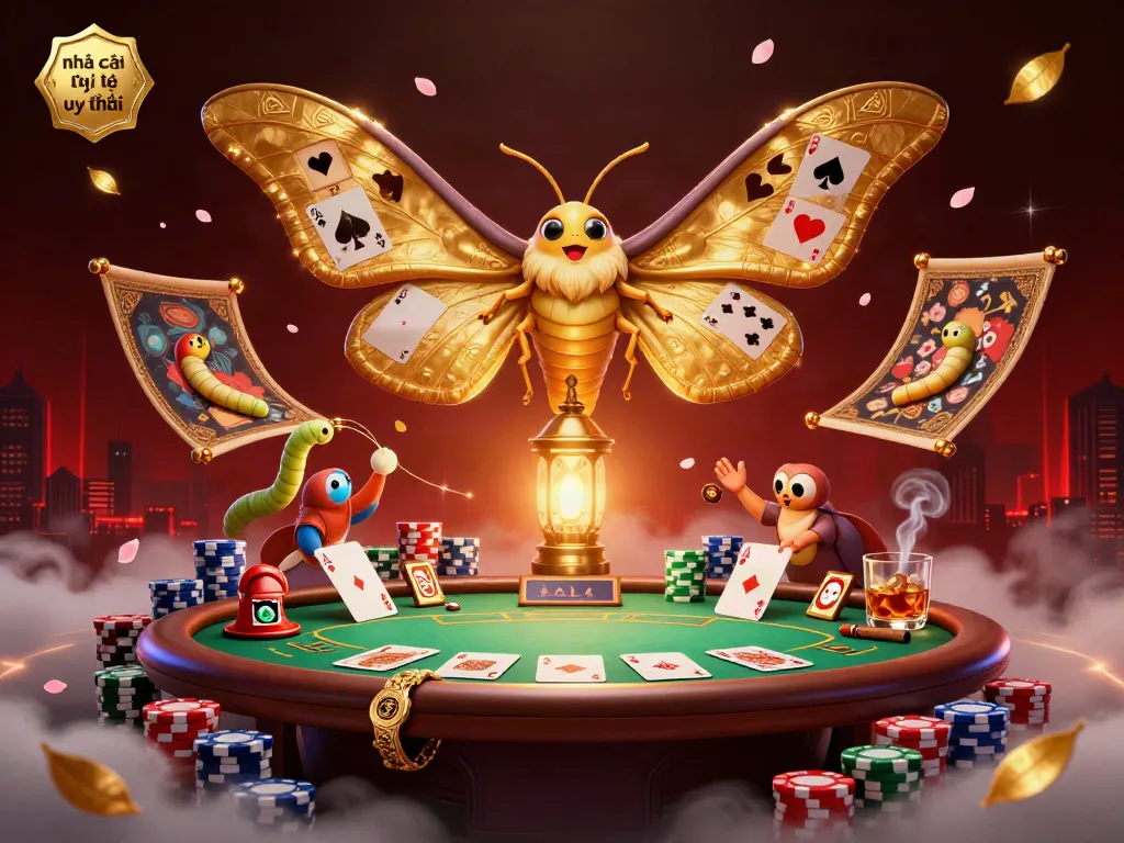 Experience the vibrant world of nhà cái trực tuyến uy tín in this 3D casino illustration.
