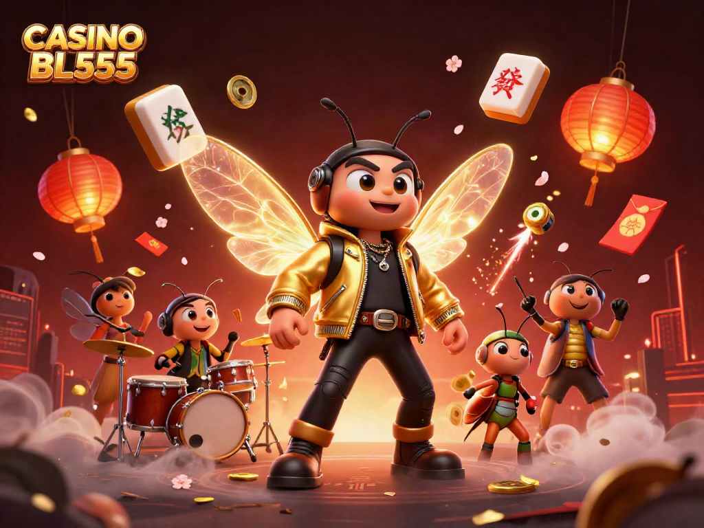 Experience thrill and excitement at CASINO BL555 with dynamic 3D elements and vibrant characters.