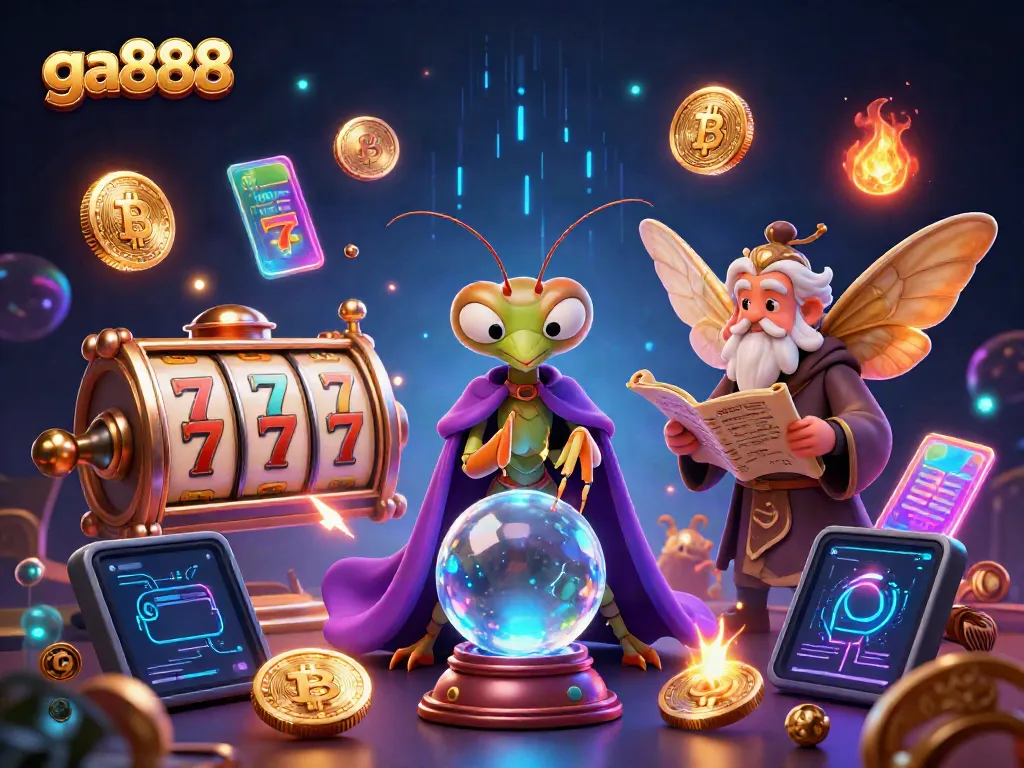 Experience thrilling casino gameplay at ga888 with vibrant slot reels and dynamic elements.