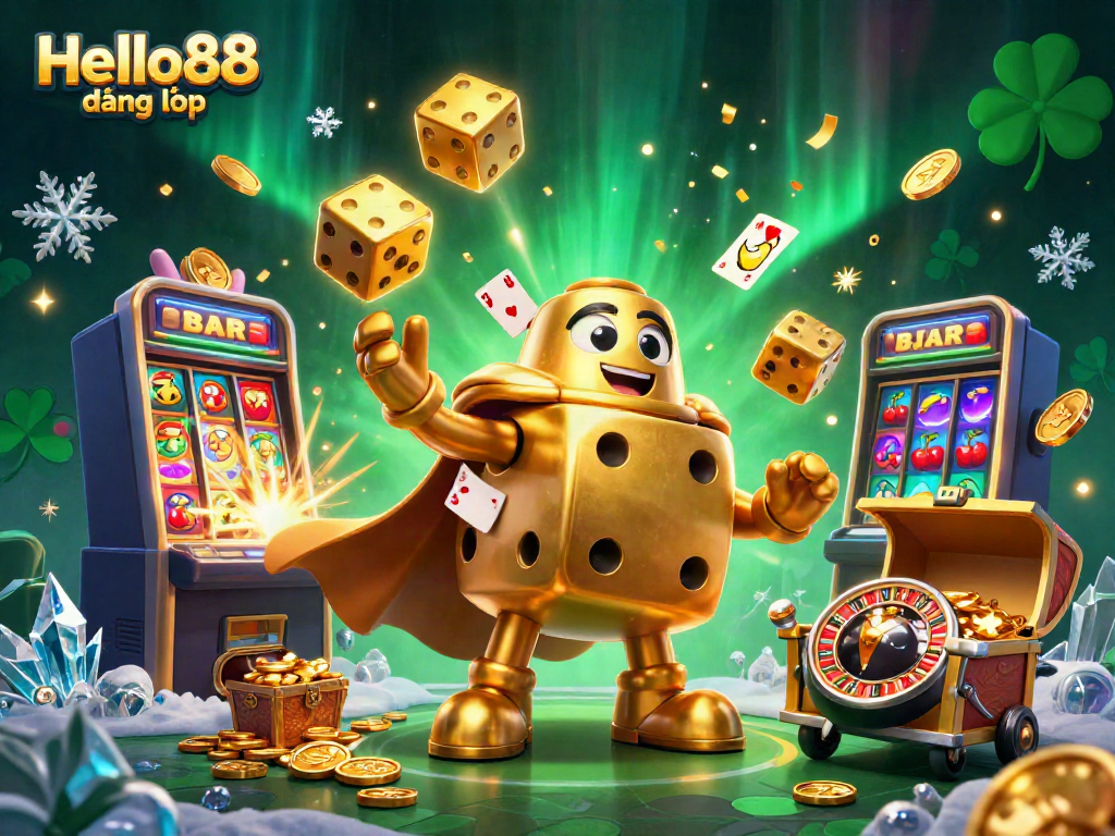 Engage in thrilling gameplay at Hello88 đăng nhập with vibrant casino elements and lively characters.