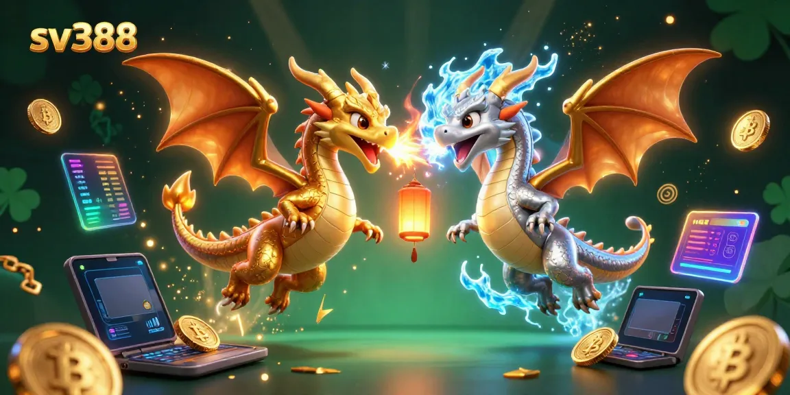 Engage in thrilling gameplay with sv388, featuring dynamic dragons and cryptocurrency elements.