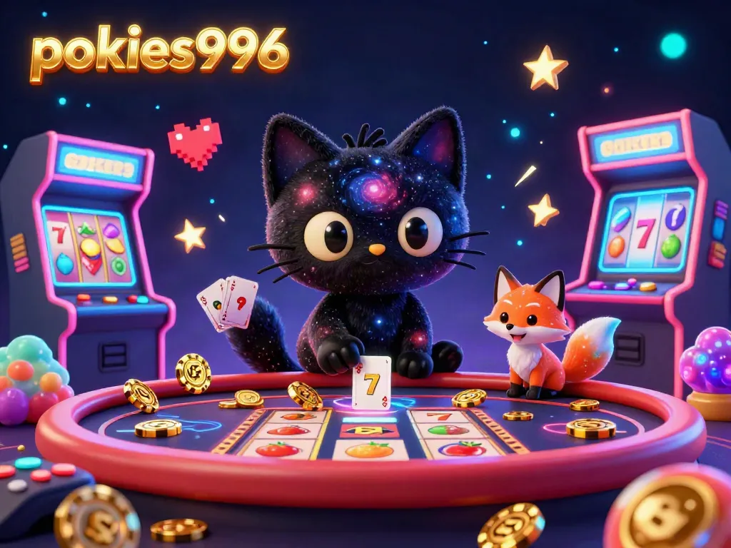 Experience pokies996 with thrilling cosmic casino scenes featuring vibrant 3D characters and interactive gaming elements.