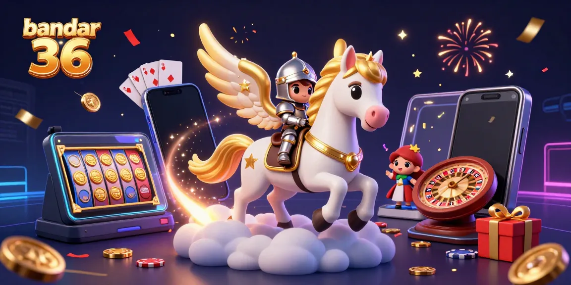 Slot gacor dan keberuntungan hiasi bandar 36 dalam ilustrasi oyun yang magis.