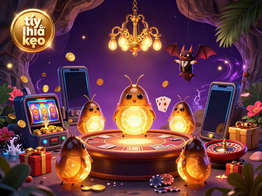 Experience exciting tỷ lệ kèo in a dynamic cave casino illuminated by glowworms and a bat dealer.