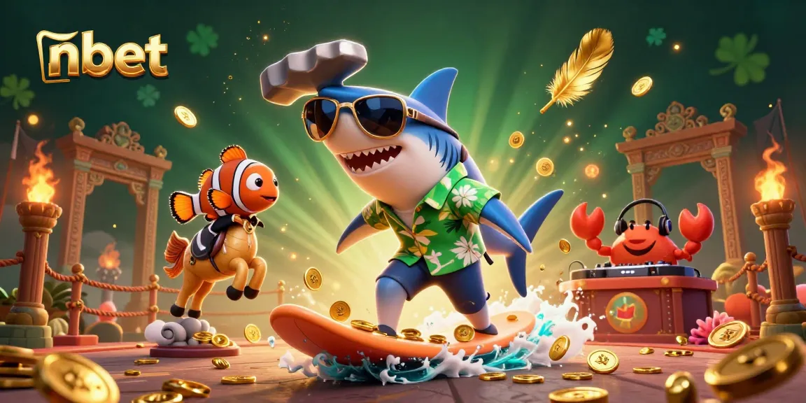 Experience thrilling winnings with nbet in a vibrant underwater casino scene.