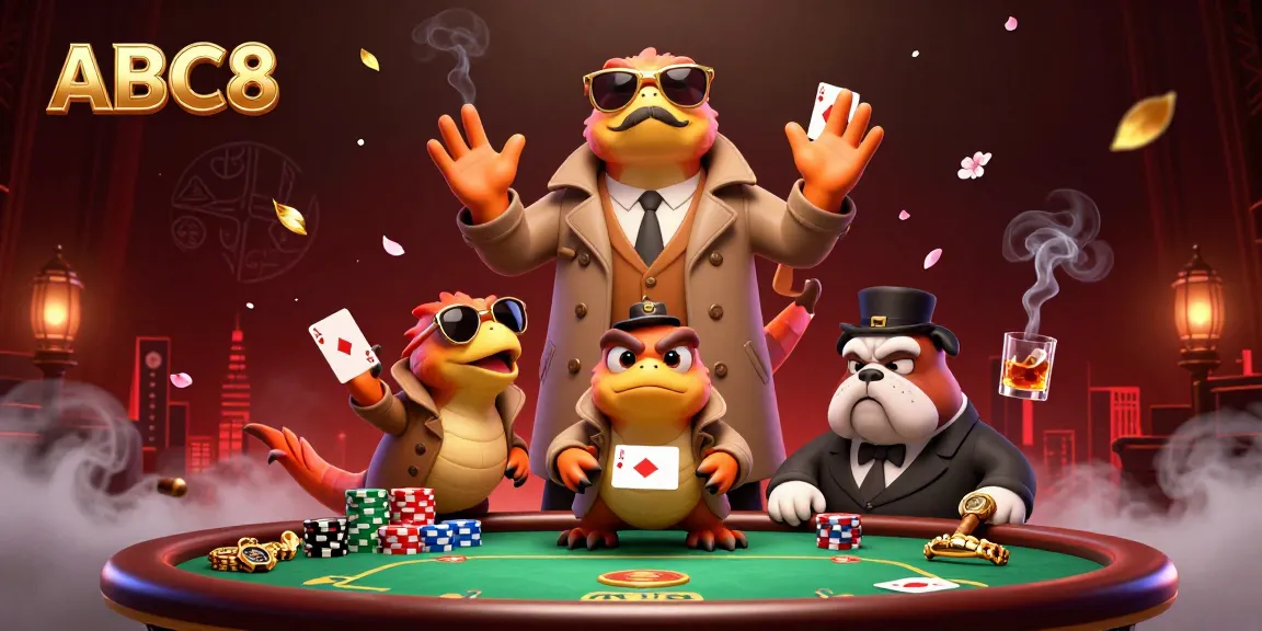 Experience thrilling moments at ABC8 with raptors sneaking into a casino, showcasing poker chips and card hands.